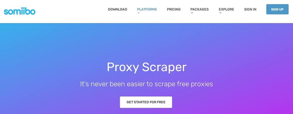 Somiibo Proxy Scraper