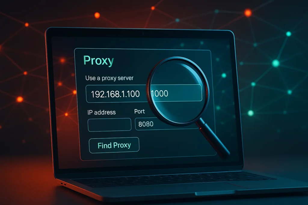 How to Find Your Proxy Server Address